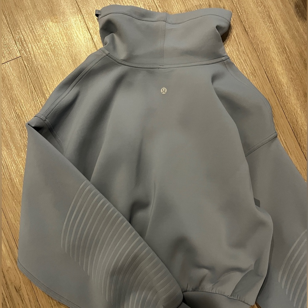Robins egg blue Lululemon sweatshirt